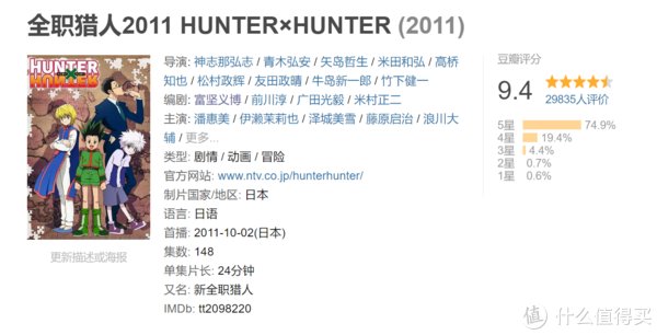 休刊|C叔聊电影 篇五十五：最好看的动画片？《全职猎人》Hunter.X.Hunter一定能入围