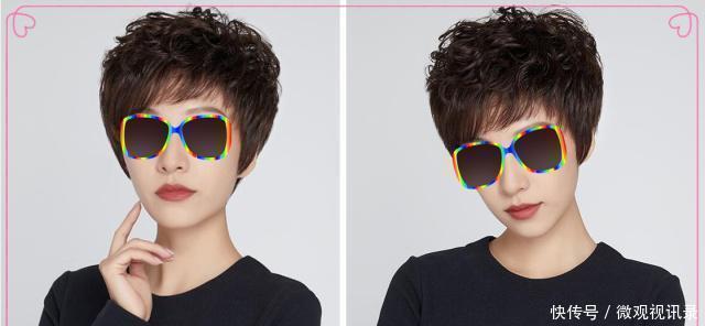 短头发 今年流行“挂脖子”发型,比短发更显女人味,很显脸瘦!