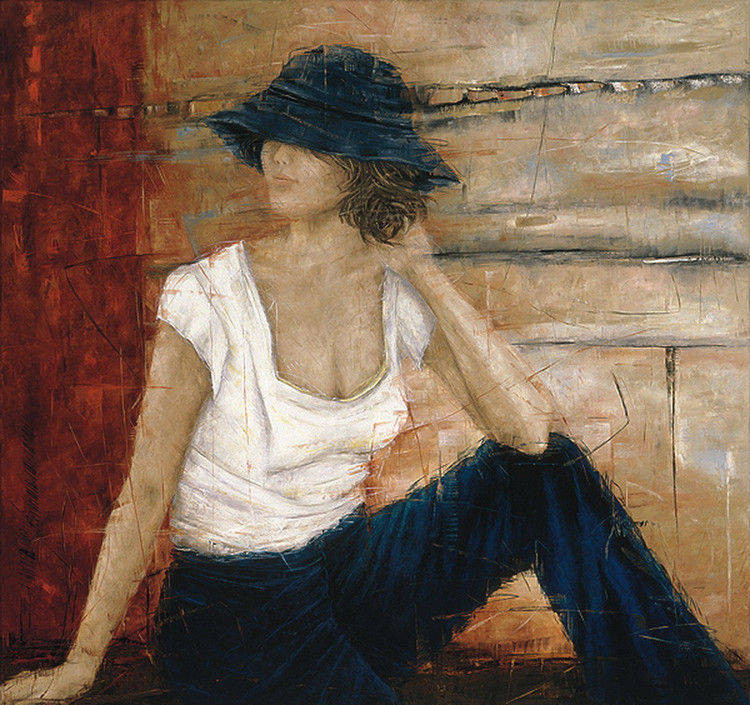 谢尔盖$乌克兰画家谢尔盖 瑞斯里什柯的油画,别有风味!