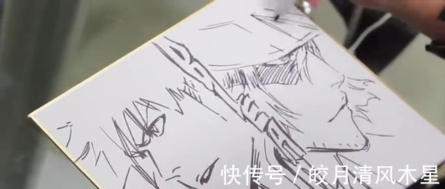 海贼王|日本漫画家现场“签绘”，快速精准画出动漫角色，这手也太稳了