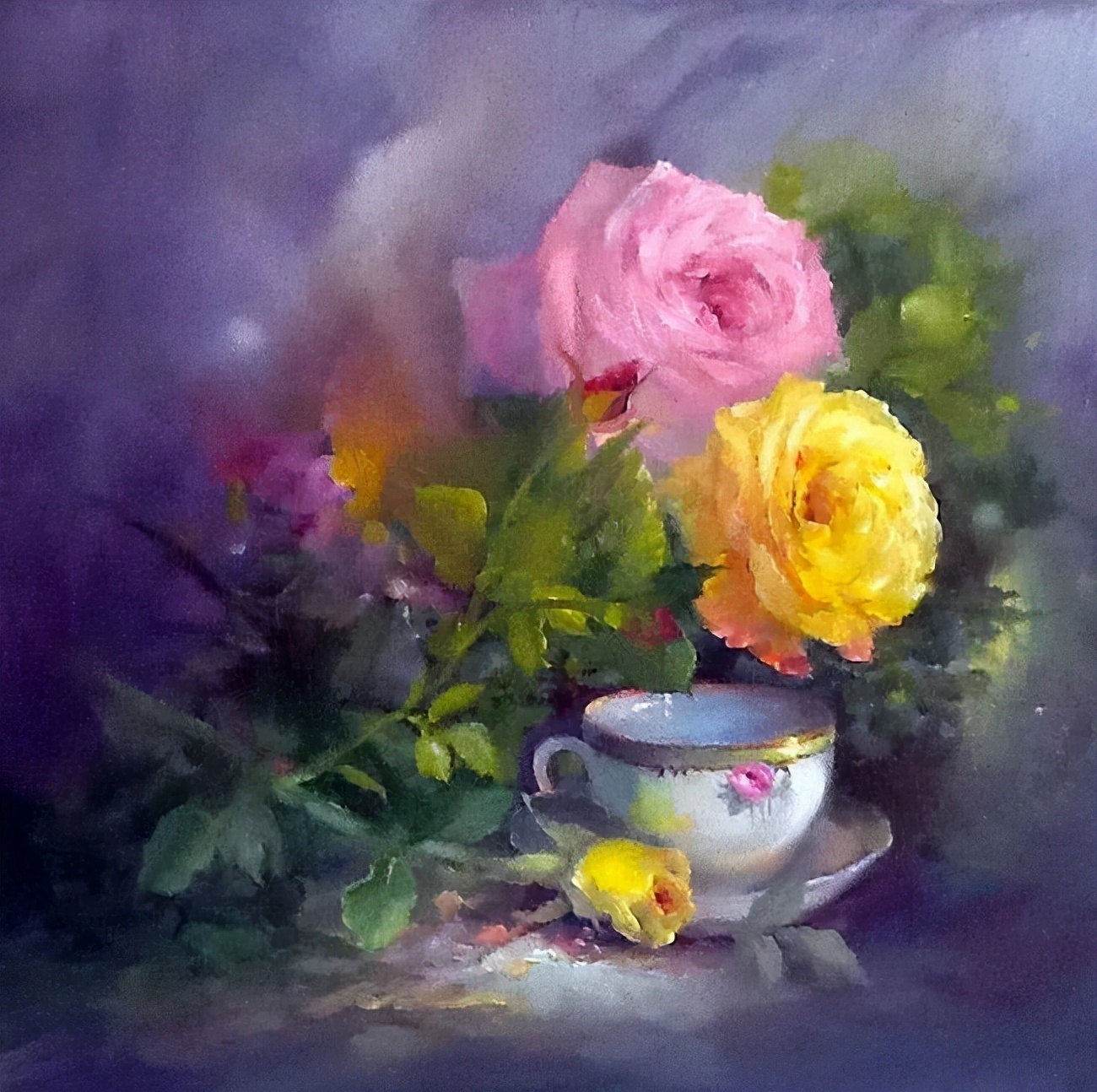 加里$这对老夫妇教授绘画40多年,画的花也太漂亮了!