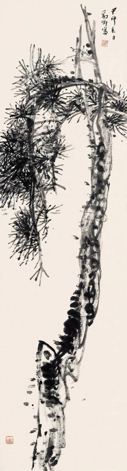 81岁首办个展的朱豹卿,读他家人珍藏的笔墨本色与苍浑