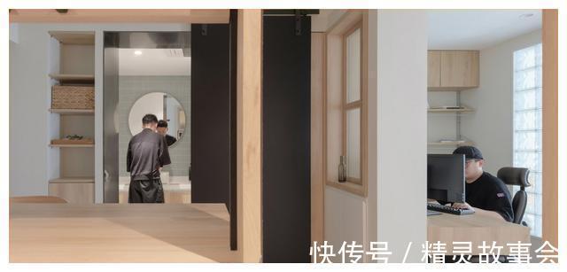 谷仓门|果然小户型最适合日式风格，他家的43㎡，采光和收纳问题全解决！