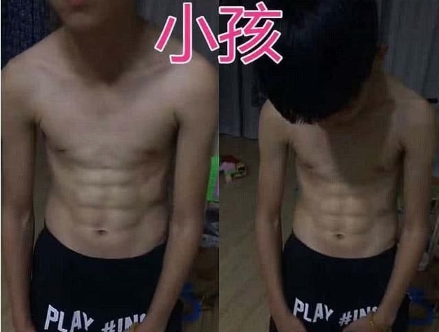秀腹肌|小学生“秀腹肌”惹不起,大学生还不错,看到农民大叔是王者