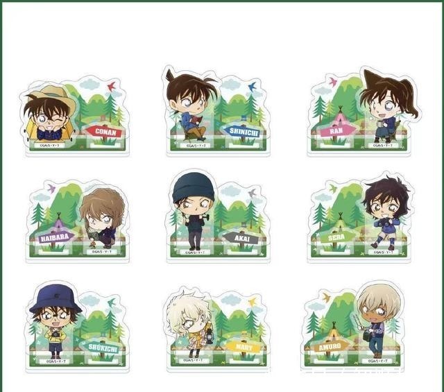 露营|名侦探柯南露营主题周边,兰扎高马尾元气满满,新一盯着老婆看!