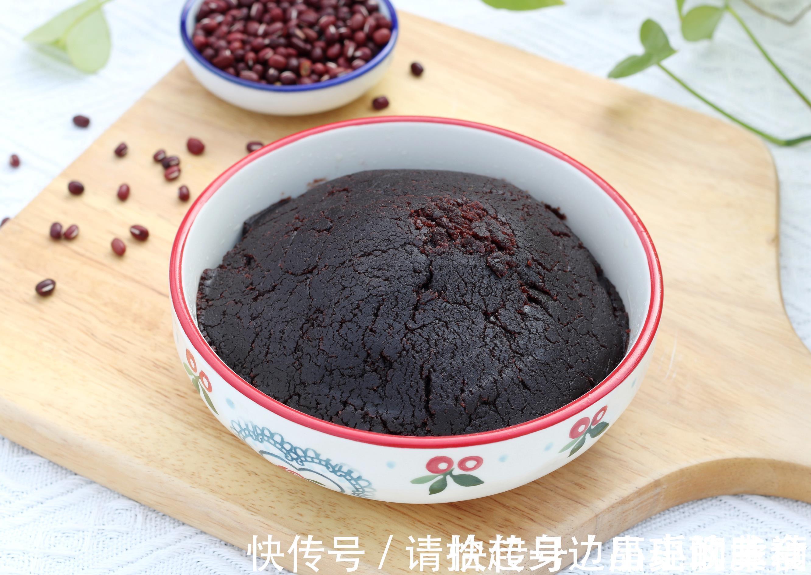 跟我学炒红豆沙,低糖少油健康无添加,浓香红豆味,做青团超好吃