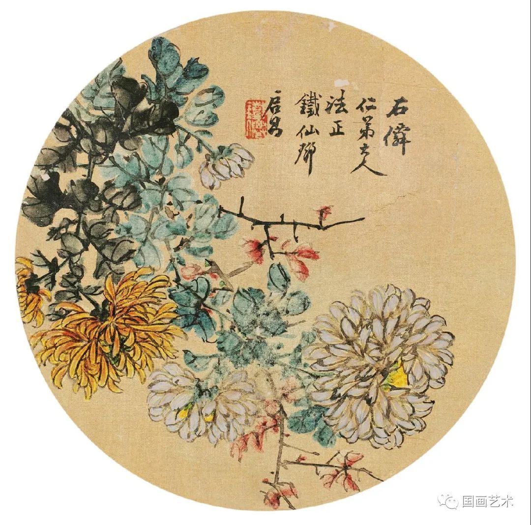 秋菊@跛道人笔下的秋菊,明媚绚丽