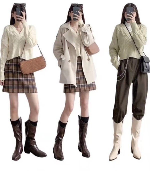 早春小个子不知道穿什么？24套穿搭示范真显腿长，时髦有气场