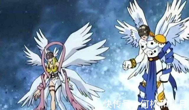 天女兽|数码宝贝“绝配CP”，天使兽和天女兽最登对，可惜“辈分”相差大