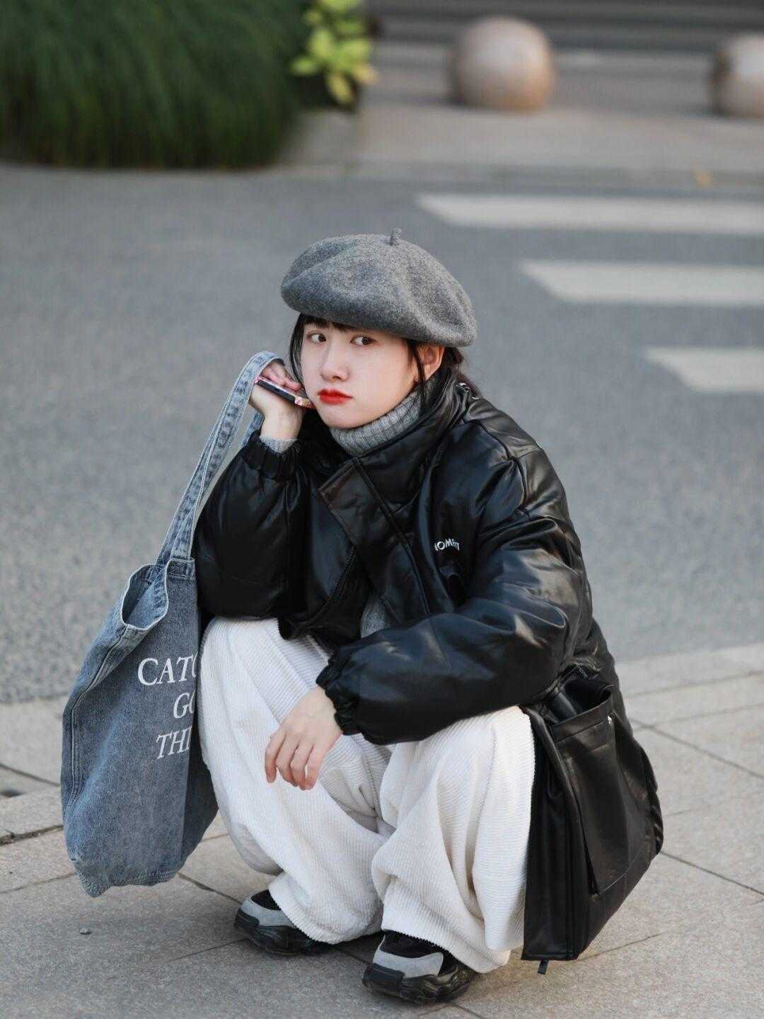 深灰色|“羽绒服”才是万能搭配神器,冬季穿保暖还个性,时髦精都爱了!