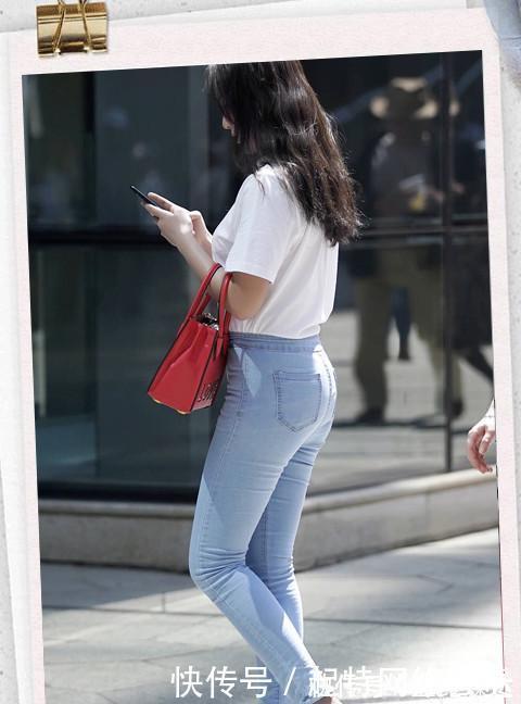 时尚 牛仔裤是典型爱美女性的必需品,精致的缝纫工艺,增强时尚魅力