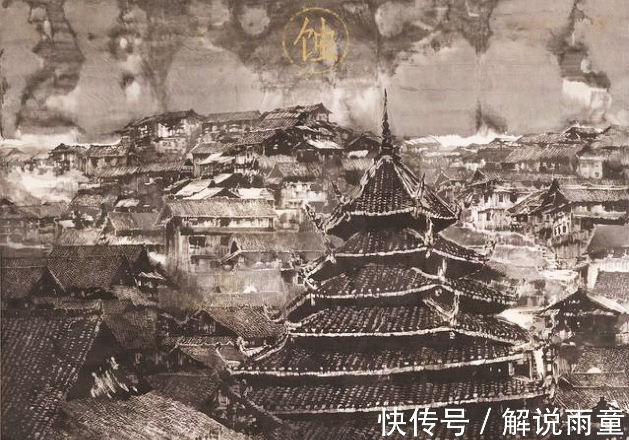 贵州画院$一片“漆黑”的国画，缺少传统意味，却能入全国美展