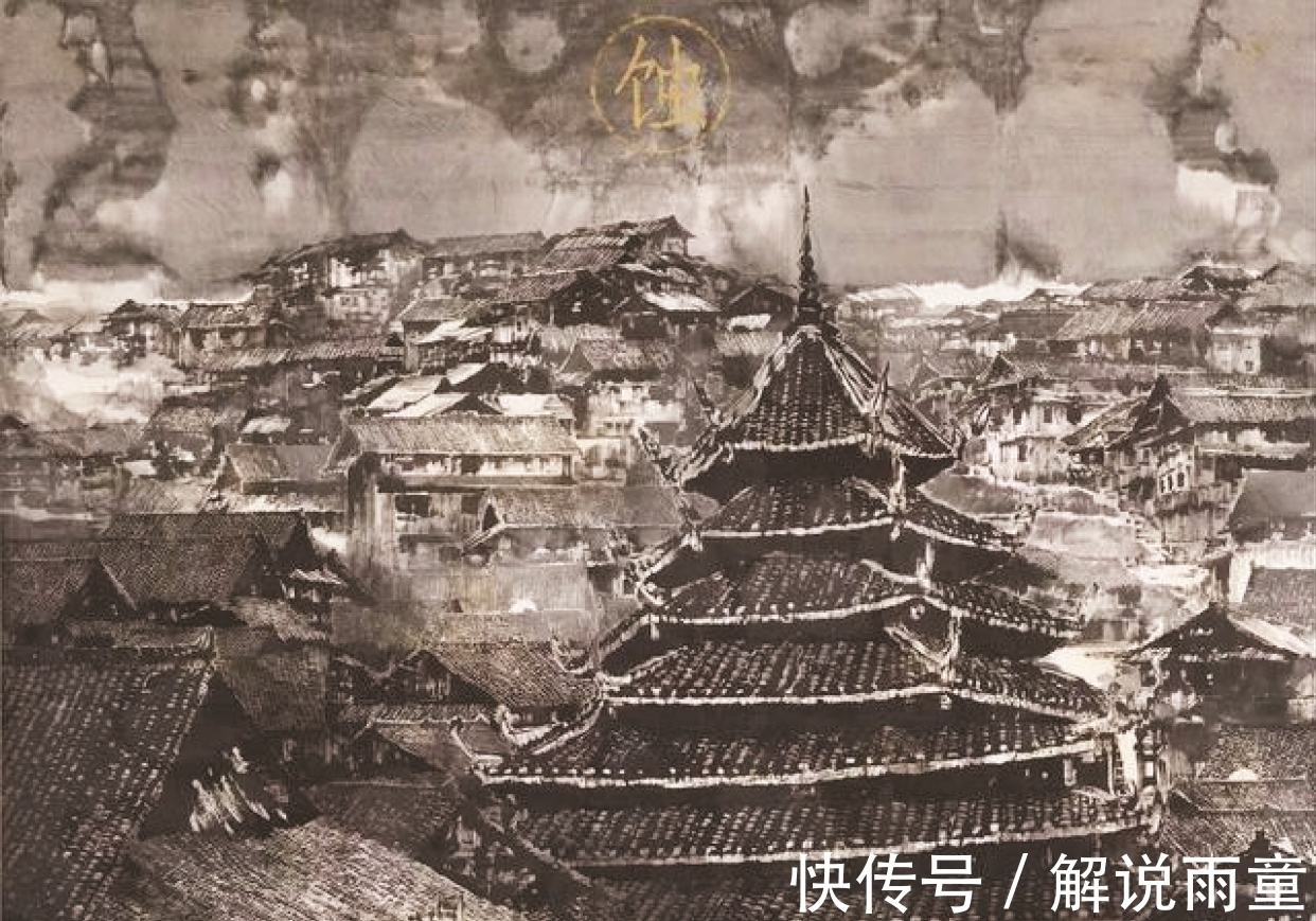 贵州画院$一片“漆黑”的国画,缺少传统意味,却能入全国美展