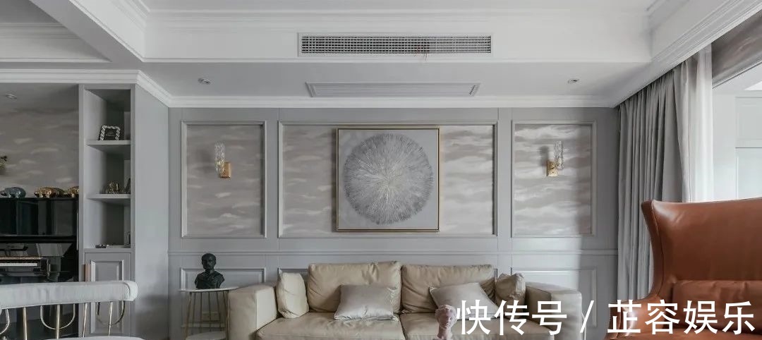 美式|149㎡轻奢美式风格装修,高级灰缔造撩人轻熟风