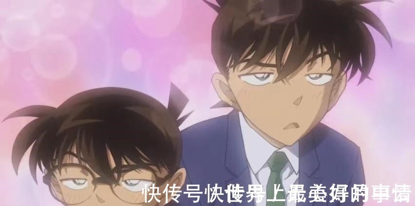 名侦探柯南|毛利兰穿裙子踢球，柯南直勾勾盯着，灰原哀问不止白色吧