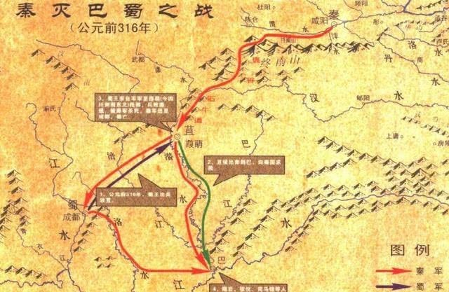 分地区|蜀国疆域远超韩国,为何不是战国七雄之一呢?