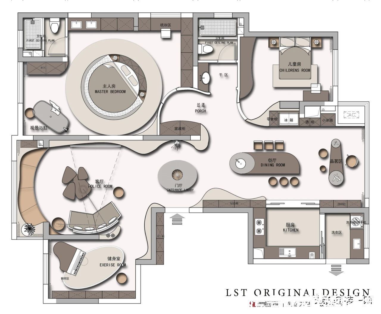 分区|刘思彤设计原创分享 御水澜湾197平户型深度解析