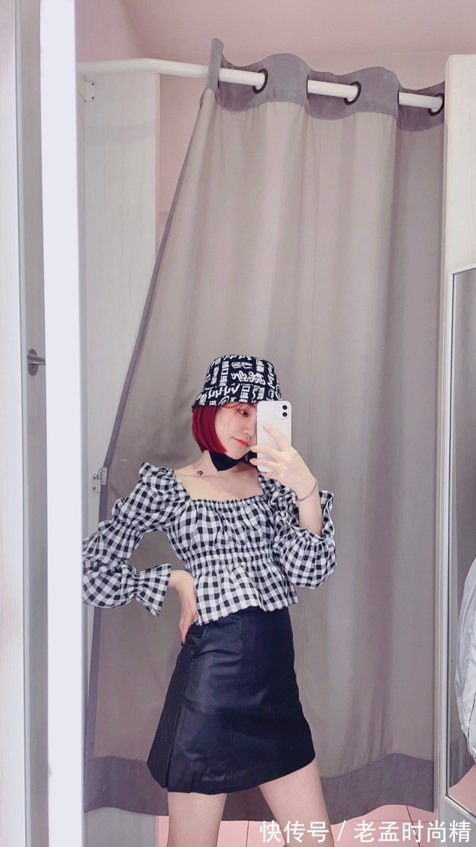 时髦|方领上衣百搭还显瘦,配裤子裙子都很时髦