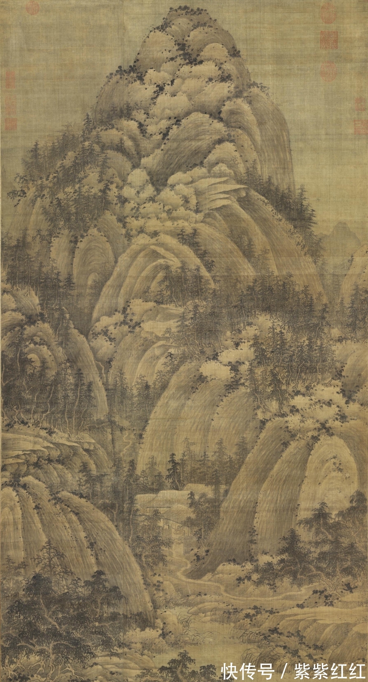 荆浩!笔意悠远的“南派正传”——僧侣画家巨然和他的《秋山问道图》