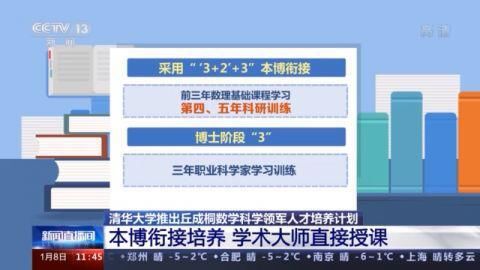 无须高考、初三可申请 清华丘成桐数学科学领军人才培养计划来了