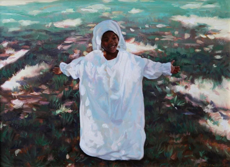 埃文@这色彩、光感、笔触,表现淋漓尽致!他的油画令人陶醉!