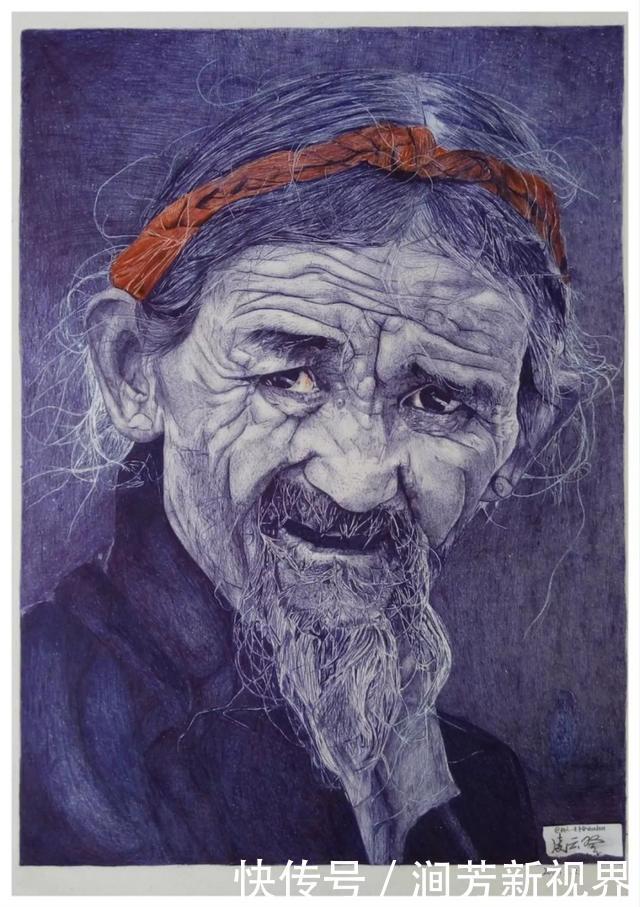 他16岁画圆珠笔画成名,如今改画油画,大家表示无法欣赏