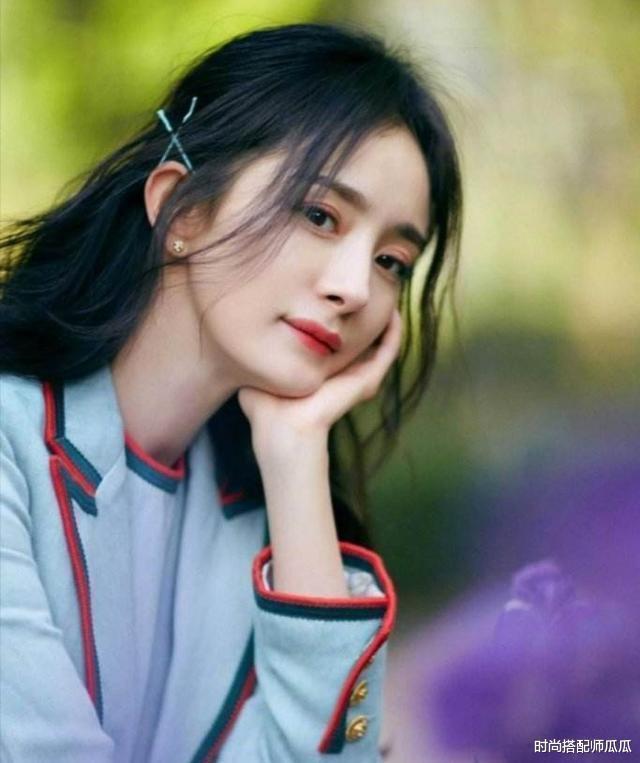 唐嫣|你适合披头发还是扎头发,主要看这3个部位,发际线很关键