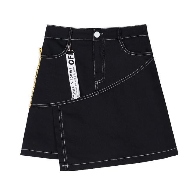 韩版|不规则半身裙,个性与妩媚的碰撞