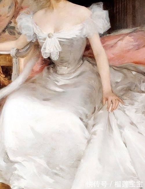 一瞬间#原来生活中常见的白裙,在画家们的笔下能如此动人心魄,太美了