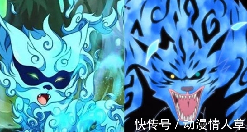 尾兽们|火影忍者:九只尾兽小时候和现在对比,你最想养哪一只?