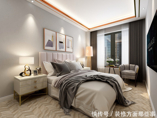 装修风格|131平现代三居室低调婉转的华贵，赋予人更好的视觉效果