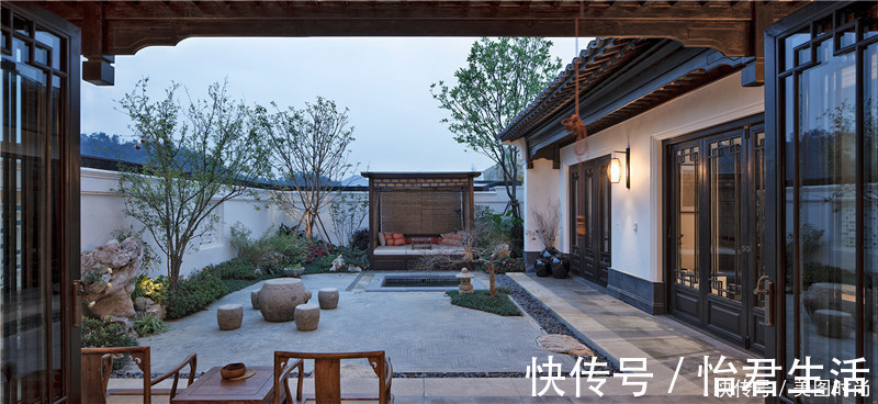 中国传统文化|玩转庭院：11个“中式庭院”设计案例，院子这样造几十年不落伍