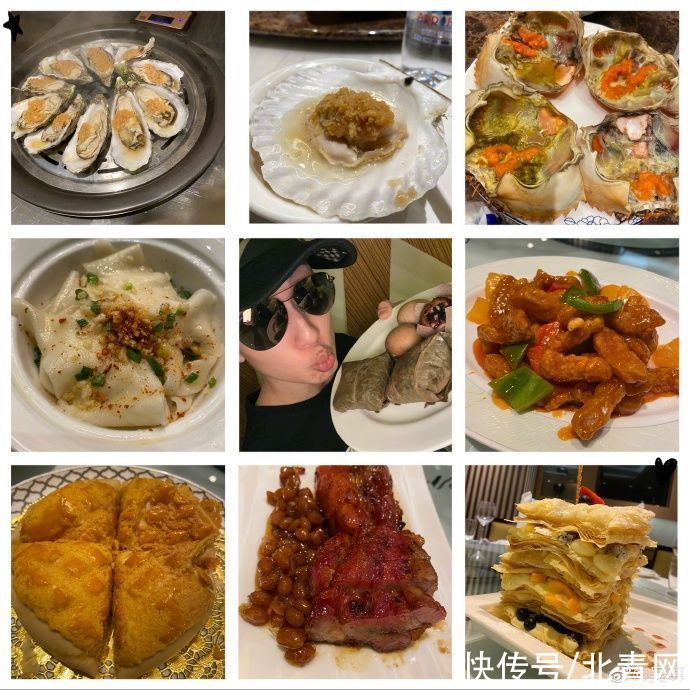 吴尊|美食博主！吴尊晒九宫格美食照疯狂翻牌粉丝