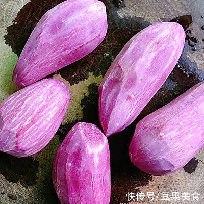 第一次尝试#精致一人食#烤紫薯,没想到这么好吃