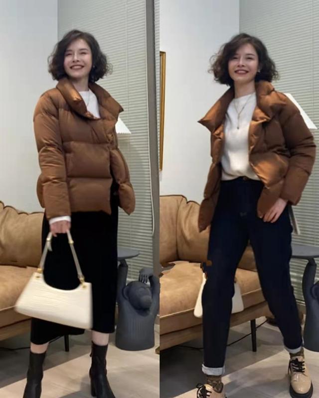 穿搭 中年女人羽绒服这样搭配!时尚保暖又百搭,显高显瘦又有气质