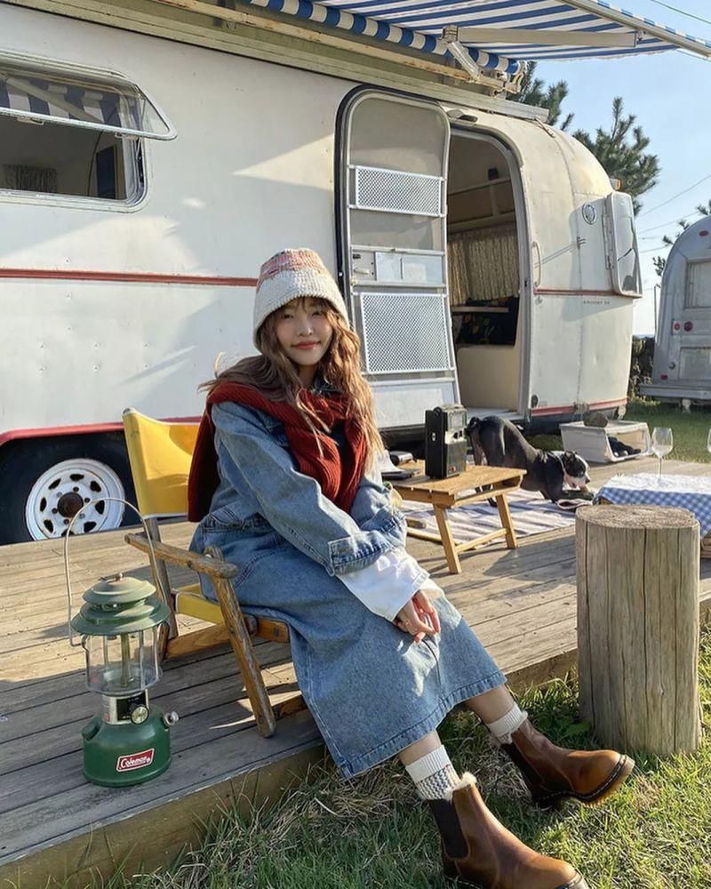 裙子 + 靴子 = 好看 + 洋气 ！