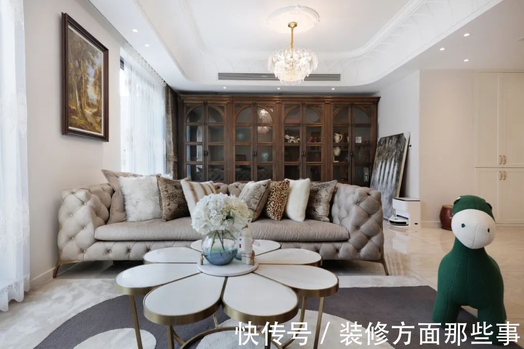 二胎|171㎡豪宅装修设计,二胎家庭老人同住还能全屋0杂物!