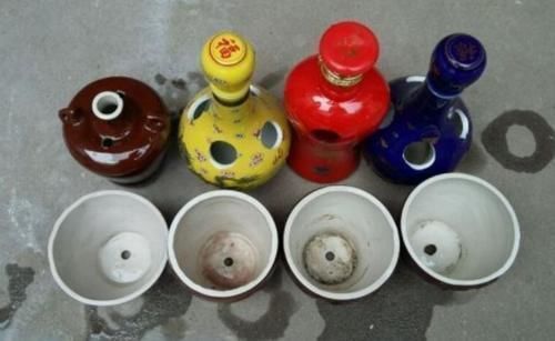 盆景|以前常见的旧坛子、石槽,养上花草植物,就成了漂亮的盆景