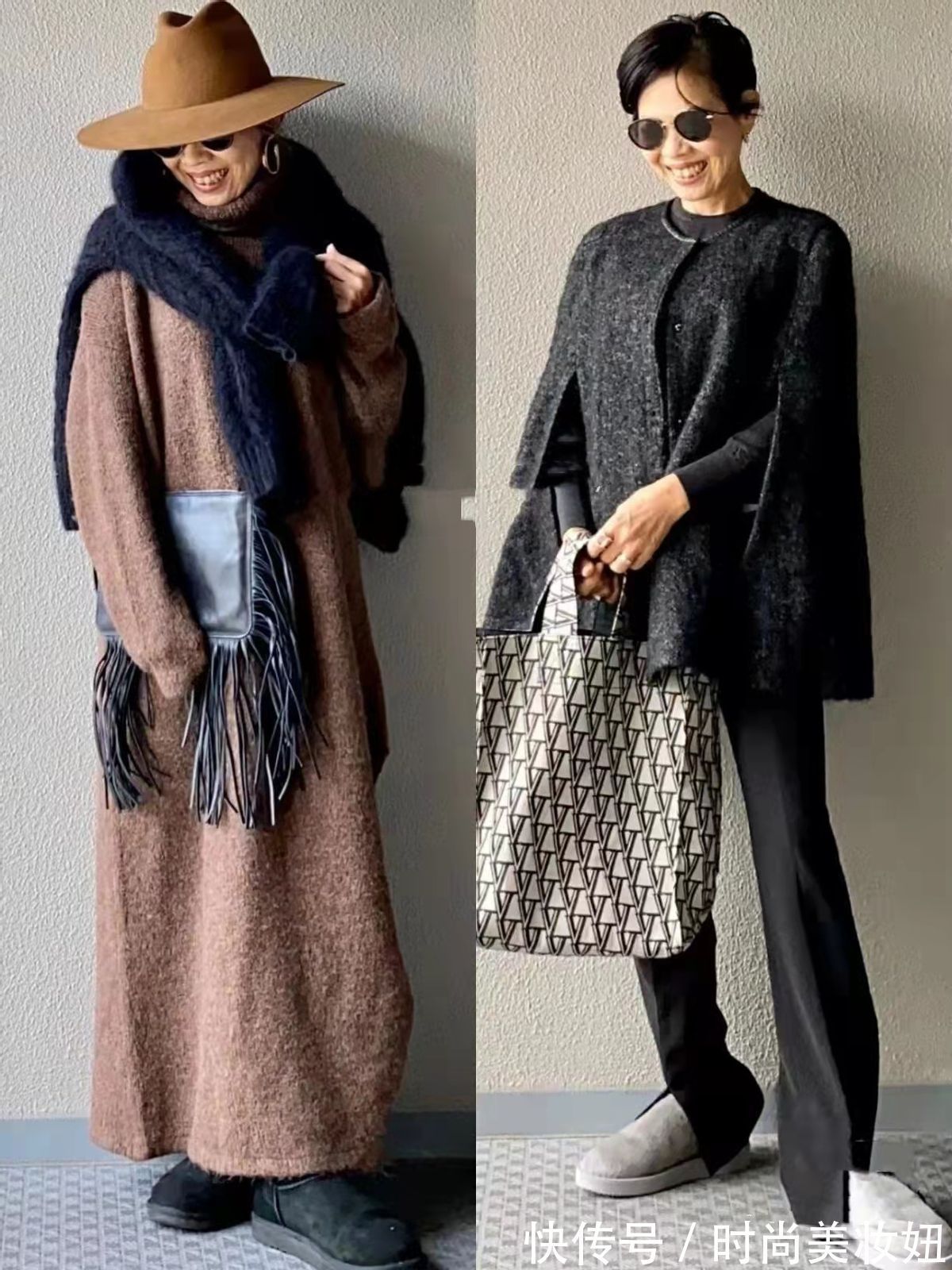保暖|50岁女人冬季就该这样穿,简约大气又保暖,照穿气质翻倍