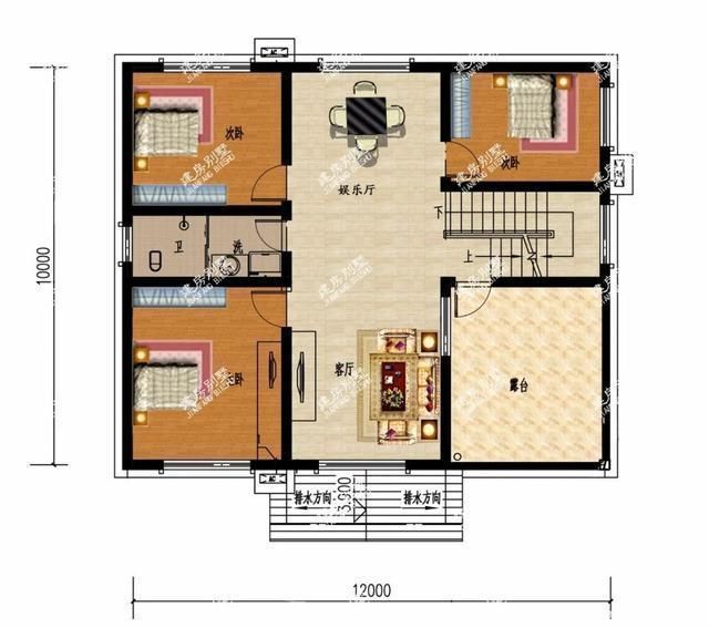 别墅|面宽均为12米的两栋自建房，简单施工易，造价25万上下
