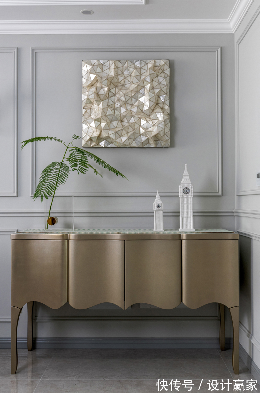 时尚|297㎡时尚美宅,华丽优雅的简美轻奢风,晒晒现场照