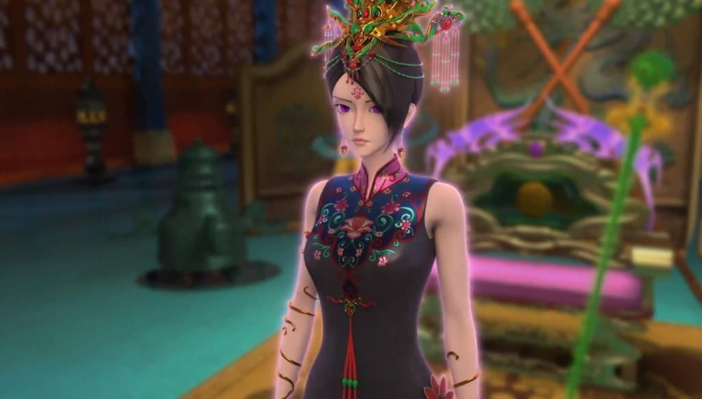 叶罗丽辛灵终于黑化,答应与曼多拉联手,紫色瞳孔冷漠表情太飒