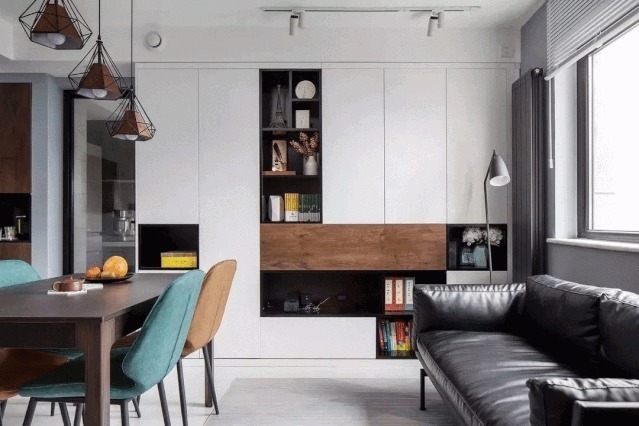 改造|47平手枪户型巧改造,2室2厅1厨1卫,还有个让人羡慕的衣帽间!