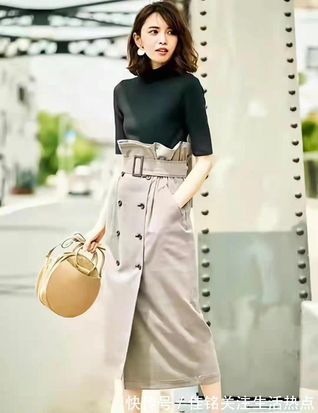 针织衫 穿够了普通搭配,不妨尝试一下“日系风”,优雅端庄,特显女人味!