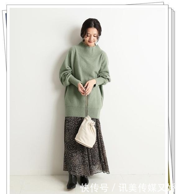 示例|厚实的针织衫怎么搭?15种秋冬穿搭示例,给你温暖可爱的休闲感
