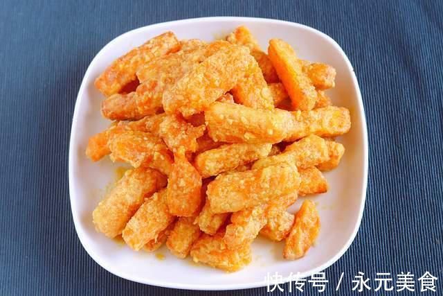 这才是南瓜最好吃的做法,甜咸可口,外酥里嫩,家人都夸太好吃了