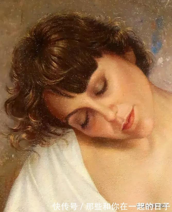 萨默尔$女画家索莱达·费尔南德斯画笔下的女子人物沉稳自然，美丽优雅