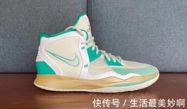 篮球鞋 欧文8代高清大图曝光!迷彩配色拯救颜值,中底变薄实战利器!