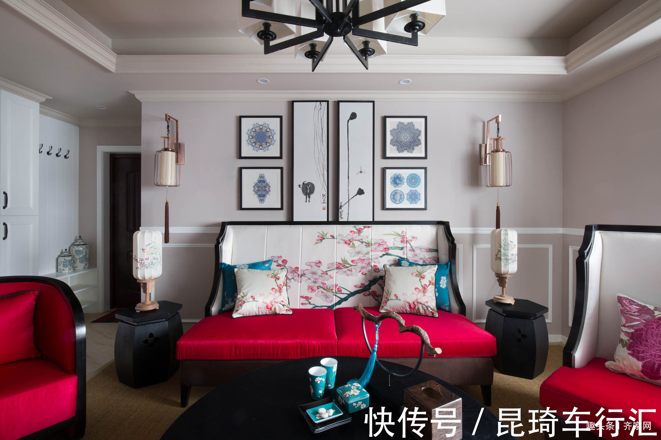 东方之美|新中式装修设计,满足爸妈和年轻人的双重需求,国潮代表!