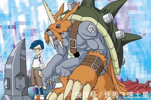 海龙兽|数码宝贝钢铁海龙兽第一猛将,防御力超高,却不敌祖顿兽的铁锤